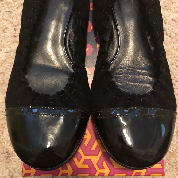 Tory Burch Suede Abbey ballet flats - Picture 3 of 4